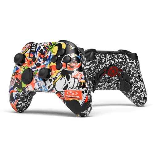 Stickerbomb modded Xbox One controller